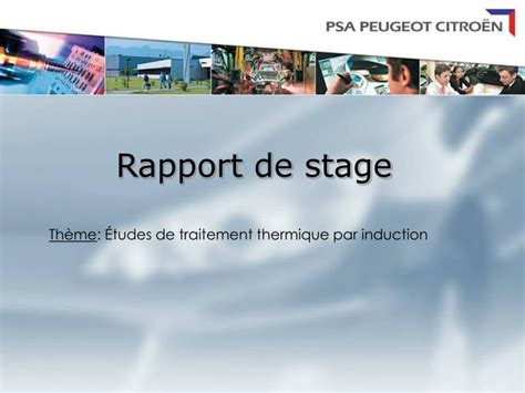 Ppt Rapport De Stage Powerpoint Presentation Free Download Id4595250