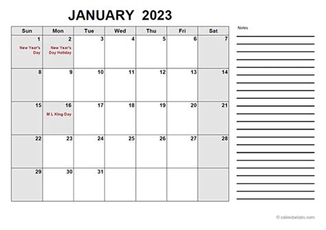 2022 Calendar Printable One Page With Holidays 2023 2022 Calendar