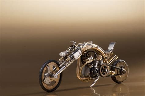 Steampunk Motorbike Design And Execution Korpan Pasha Motorbike Design