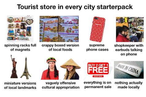 Tourist Store In Every City Starter Pack Starterpacks