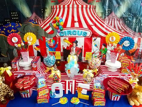Circus Carnival Birthday Party Ideas Photo 4 Of 10 Circus 1st