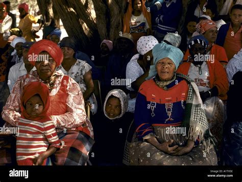 Women And Children Gibeon Namibia Stock Photo Alamy