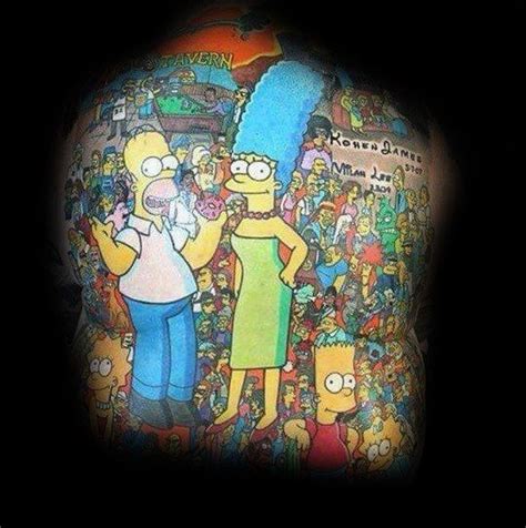 Simpsons Tattoo Ideas For Men Animated Designs Simpsons Tattoo Animation Design Animation