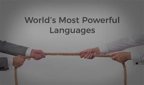 What Are The Worlds Most Powerful Languages Cudoo