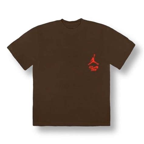 Nike Cactus Jack Travis Scott Jordan Highest Tee T Shirt Brown Grailed