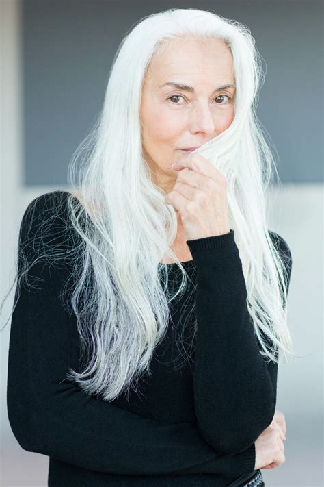 What It S Really Like To Be A 60 Year Old Bikini Modelgoodhousemag Grey Hair Don T Care Long