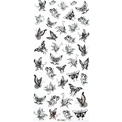 Ggsell Yimei Lovely Flying Butterfly Temporary Tattoos Tatoo
