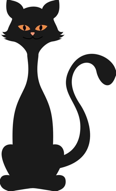 Black Cat Illustration Vector On White Background 13893361 Vector Art At Vecteezy