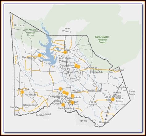 Map Of Montgomery County Texas Map Resume Examples Mw9pja4vaj