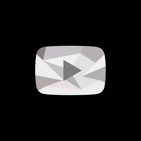 Youtube Diamond Play Button Vector Ai Png Svg Eps Free Download