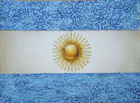 Esta bandera argentina está armada a partir de 15 módulos de papel de 9.5 x 9.5 cm cada uno. Marcelo Guzmán - OBRAS/WORKS: Serie "Made in Argentina ...