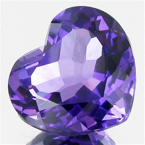 2949ct Purple Clr Change Brazil Amethyst Heart Gem 33369