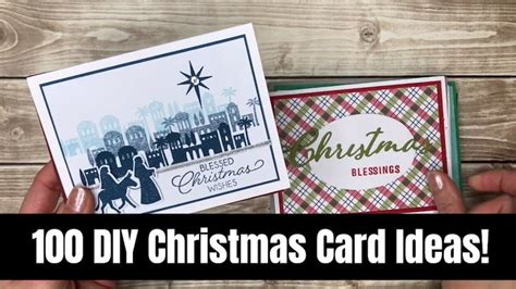 100 Diy Christmas Card Ideas Ink It Up With Jessica Card Making