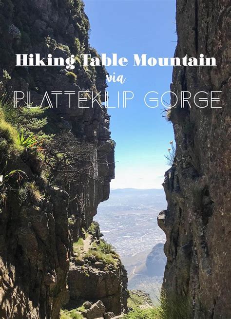 Hiking Table Mountain Via Platteklip Gorge In Cape Town Table