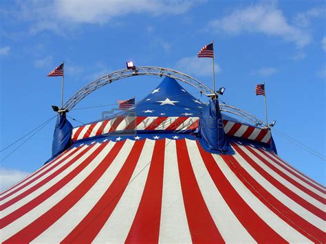 American Circus Big Top Tent By Speedfighter Vectors And Illustrations