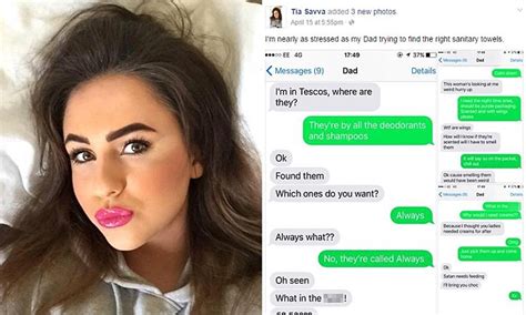 Dads Trying To Buy Sanitary Towels For His Daughter Sweeps Facebook Daily Mail Online
