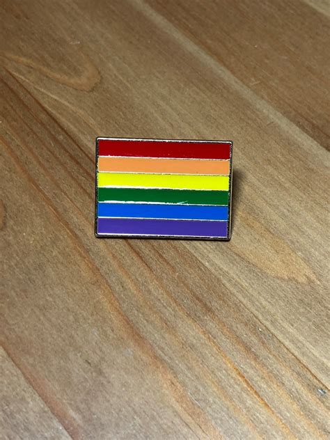 Gay Pride Rainbow Lgbtq Pride Pin Rainbow Flag Enamel Pin Lapel Pin Gay Accessories Support Lgbt