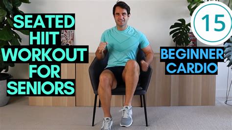 Beginner Seated Hiit Workout For Seniors Low Impact Cardio For