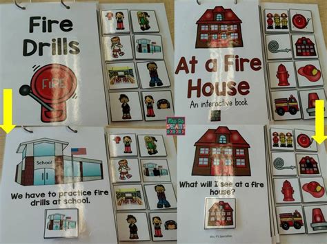 Fire Safety Interactive Books Adapted Books For Special Education