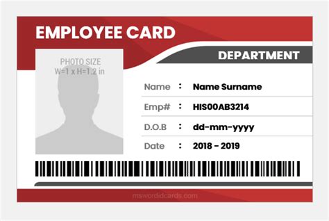 Many use this to identify if a particular person is at their group or. 25+ Photo ID Card/Badges Printable Templates (Word) | Word ...