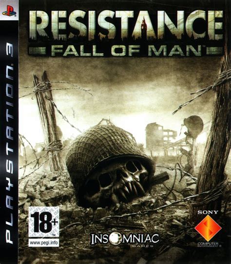 Pin By Chemicalemon On Games Cover Art The Falling Man Resistance