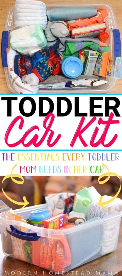 Toddler Car Kit The Essentials Every Toddler Mom Needs In Her Car