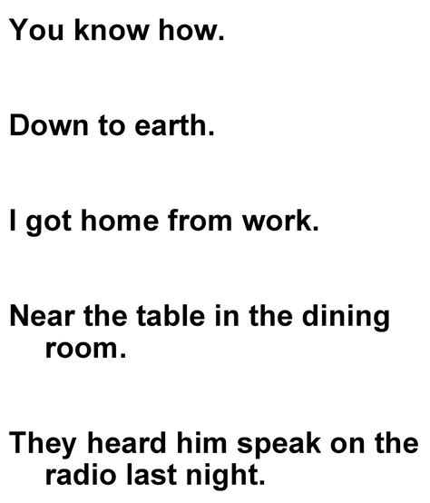 NIH Stroke Scale Words