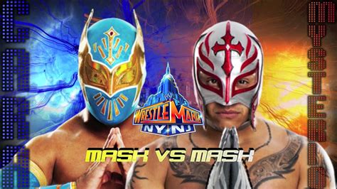 Wrestlemania 29 Mask Vs Mask Sin Cara Vs Rey Mysterio Youtube