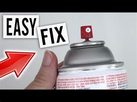 What's the easiest way to remove a paint can? How to Unclog a Clogged Spray Paint Can - Easy DIY Fix ...