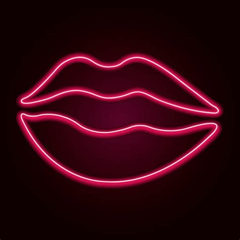 Neon Lips Illustrations Royalty Free Vector Graphics And Clip Art Istock