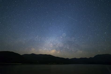 Peaceful Starry Night Sky Background Stock Image Image Of Blue