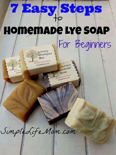 Handmade soap making is becoming an art that is fun, frugal, and practical. 7 Easy Steps to Homemade Lye Soap for Beginners -Simple ...