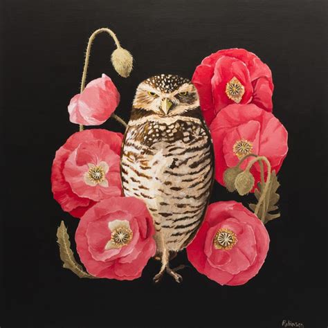 Burrowing Owl Tara Kate Bird Artist