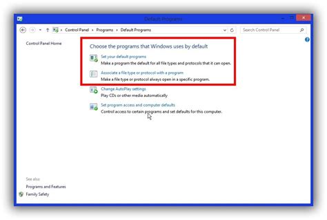 How To Set Default Programs And File Association In Windows