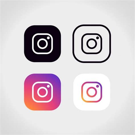 Colección De Logotipos De Instagram Free Vector Freepik Freevector