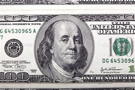 Benjamin Franklin 100 Dollar Bill Portrait Benjamin Franklin Dollar Bill 100 Dollar Bill