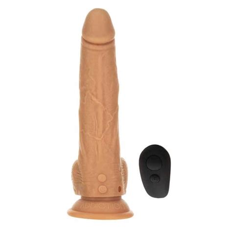 Bms Factory Naked Addiction Silicone Rechargeable Thrusting Dildo In