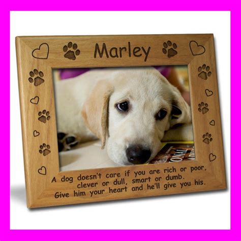 There are 2803 personalized dog book for sale on etsy, and they cost $19.82 on average. 4x6 PERSONALIZED CUSTOM PET DOG PICTURE FRAME GIFT | eBay