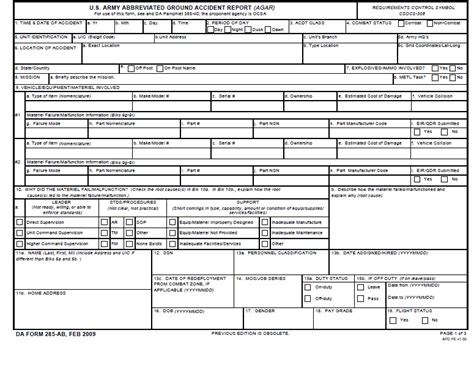 Form 285 Arizona Instructions Form Example Download