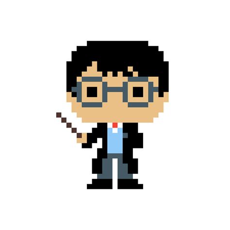 Vlattmoells minirock / l/lustige uhr | template pr. Pixel Art Facile Harry Poter - Pixel Art Harry Potter Goalgoat27 : La manufacture du pixel ...