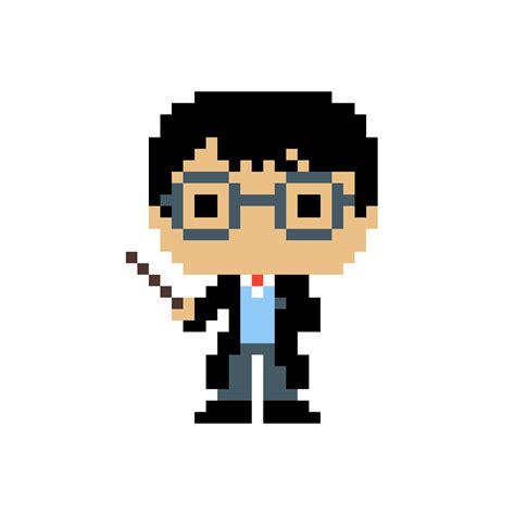 Minirock bleistiftrock mini rock figurbetont eng business stretch freizeit. Pixel Art Facile Harry Poter - Pixel Art Harry Potter Goalgoat27 : La manufacture du pixel ...