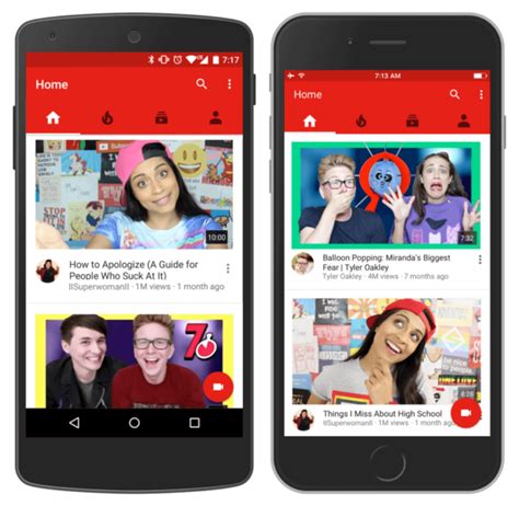 Youtube Updates Mobile Home Page Layout And Recommended Video Feature