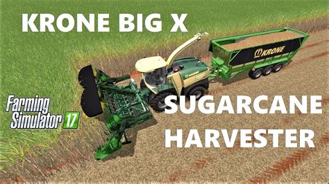 Farming Simulator 17 Krone Big X Sugarcane Harvester Mod