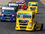 Images of Semi Trucks Racing