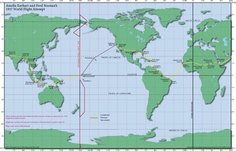 World Map Flight Paths
