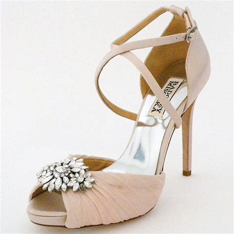 Badgley Mischka Cacique Wedding Shoes Soft Pink Bridal