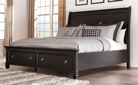 Casegoods (bedroom, dining room, occasional furniture etc): Ashley Greensburg King Sleigh Bed with Storage | King ...