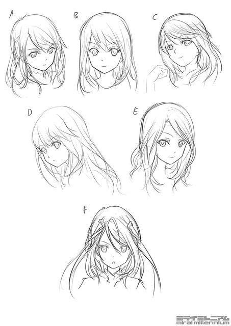 Cómo Dibujar Cabellos De Mujer El Cómo De Las Cosas Anime Character