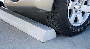 meaning - Name for the bumper at the end of a parking spot - is it a