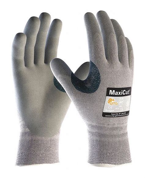 Pip Cut Resistant Glove M A4 Ansiisea Cut Level Palm Foam Nitrile